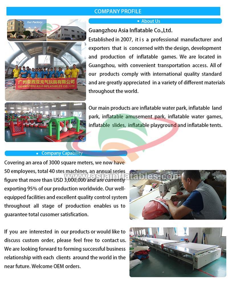 Giant Removable Inflatable Water Park, Inflatable Amusement Park on Land, Water Park Project for Commercial