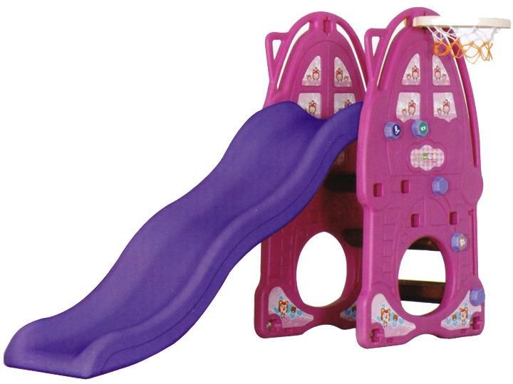 Kindergarten Plastic Pink Rabbit Slide for Kids