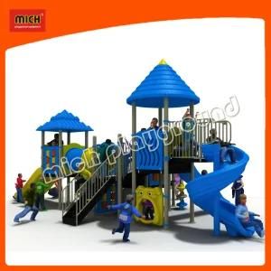 Ce Certificated Funny Blue Color Outdoor Playground Amusement Equipment