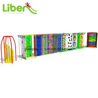 Sports Leisure Center Kids Sky Climb Equipment Indoor Rock Climbing Wall