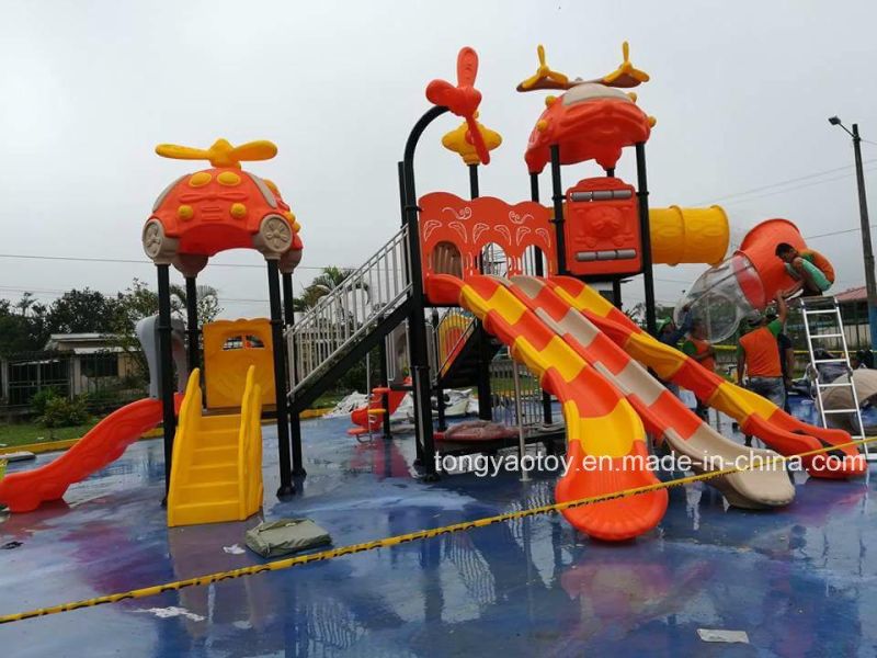 Used Playground Equipment Outdoor Plastic Water Slide Playground for Kids
