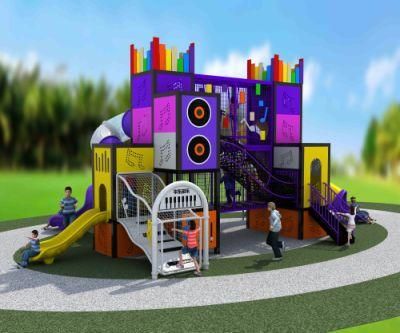 Music Series Outdoor Playground Equipment Slide