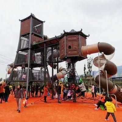 Outdoor Playground Large Slide Kids Amusement Park Climbing Frame Equipment