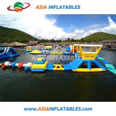 Large Aqua Run Park Jumping Trampoline Water Park Slides for Sale