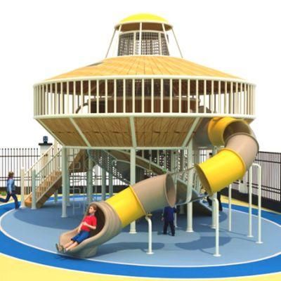 Customized Scenic Children&prime;s Outdoor Playground Equipment Community Slide Climbing Set