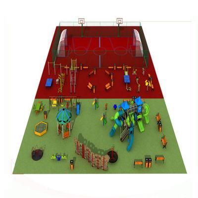 Outdoor Play Center Children Playground Equipment Project