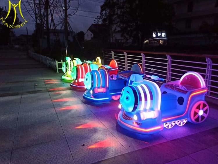 Hansel Parents Remote Control Amusement Park Motorcycle Ride on Train for Children