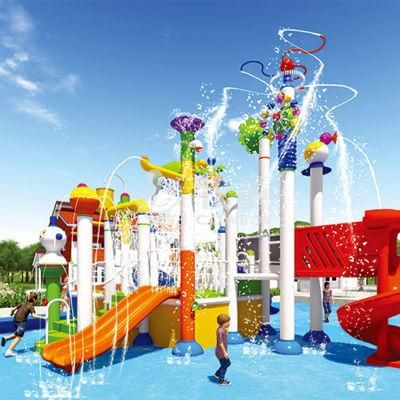 Water Spraying Playground Plastic Slide Playground Hotel Theme &Amusement