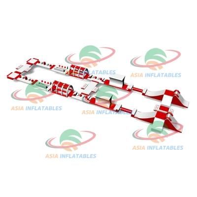 Outdoor Commercial Inflatable Water Slide Park for Sale