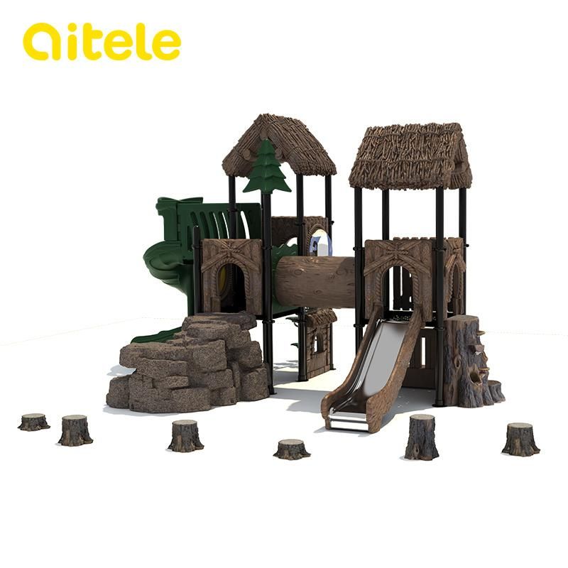 Popular Natural Style Outdoor Playground Kids Playground Equipment