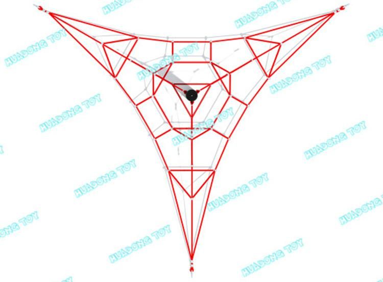 Outdoor Amusement Park Physical Training Set Climbing Rope Net for Kids