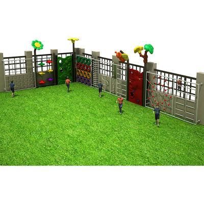 Customized Design Wooden Plastic Outdoor Children Game Climbing Frames Wall Equipment for Kids