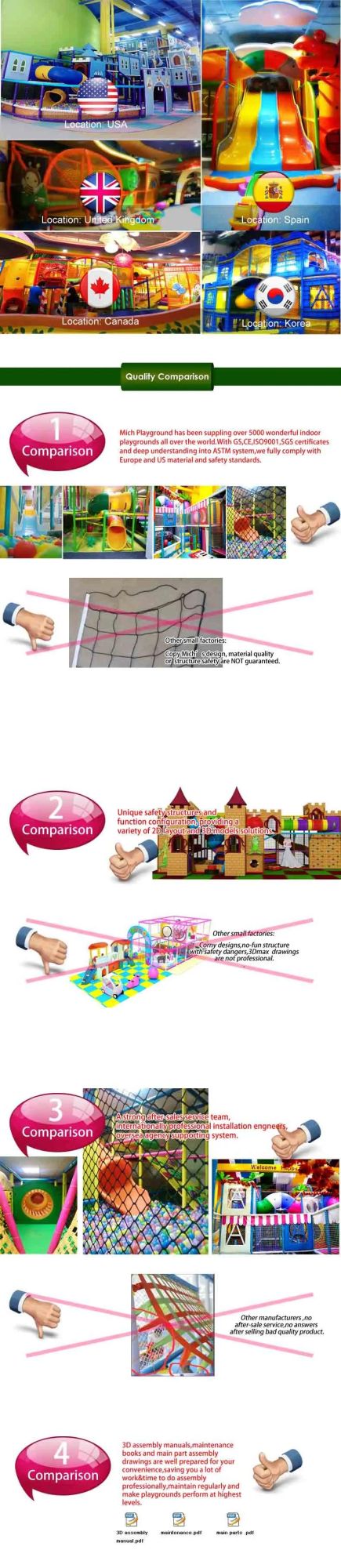Big Indoor Children Playground Equipment for Family Entertainment Center
