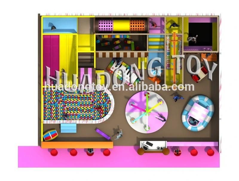 Customized Naughty Castle Attractive Indoor Playground Indoor Soft Playground