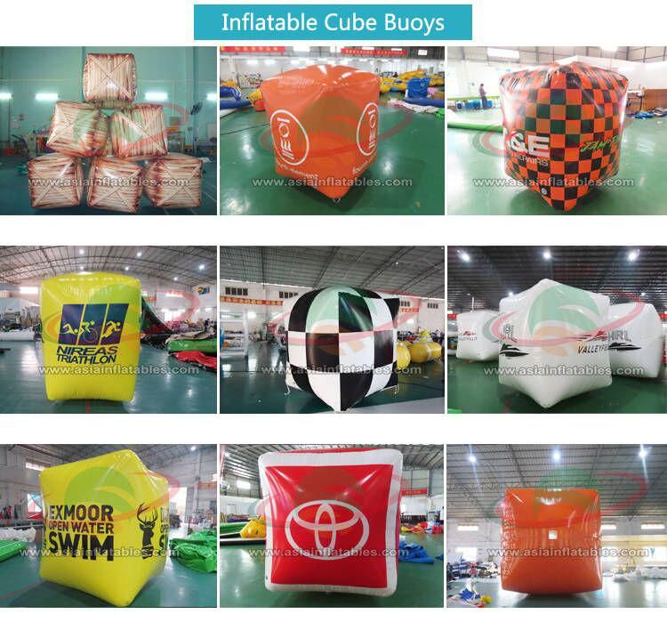 Marker Buoys Cube Shape Floating Square Inflatable Cube Buoy