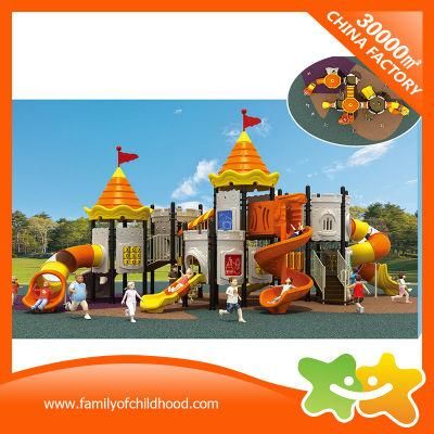 Castle Series Open-Air Amusement Park Slide for Kids