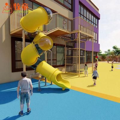 Children Games Plastic Outdoor Playground Plastic Slide