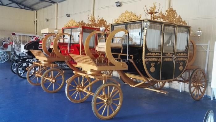 Exported Exquisite Royal Wedding Horse Carriage with Factory Price