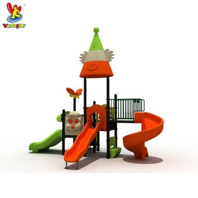 TUV Standard Fairy Tale Theme Amusement Park Rides Children Outdoor Playsets Playground Plastic Slide Equipment for Preschool