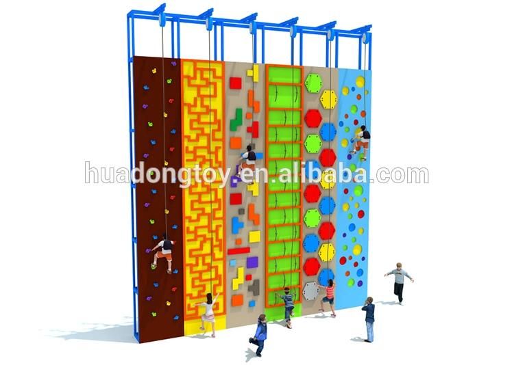 PE rock climbing board