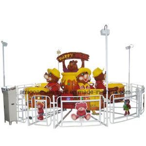 Happy Bear Merry Go Round Kiddie Ride for Amusement Park
