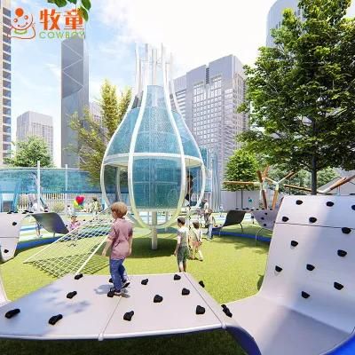 Cheaper Price Newest Outdoor Exercise Playground Equipment with Slide