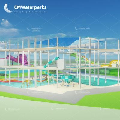 New Designed Children and Adults Water Slide Fiberglass for Water Park