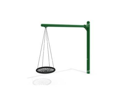 Outdoor Single Kids Swing Playground Equipment for School Amusement Park
