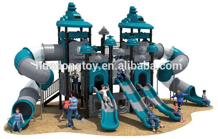 Customized Colorful Outdoor Kids Playground Equipment, Children′s Playground Slides