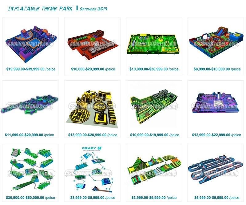 Giant Commercial Adult and Kids Land Inflatable Amusement Water Park for Sale