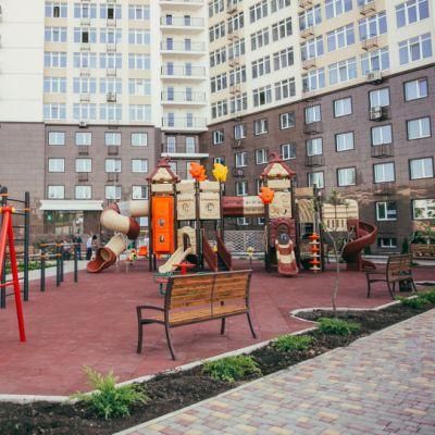 Top Quality Plastic Outdoor Playground Equipment with Slide for Sale Equipment Inflatable Giant Slide Robot Style OEM/ODM Available