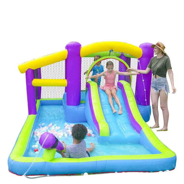 Inflatable Bouncer with Slide and Pool for Kids
