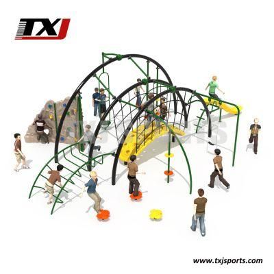 Outdoor Park Amusement Fitness Playground with Muti Physical Training Functions