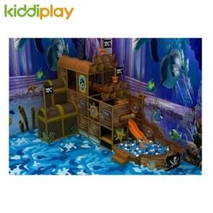 Family Entertainment Center Pirate Ship Themed Kids Adventure Indoor Playground Structure Naughty Castle