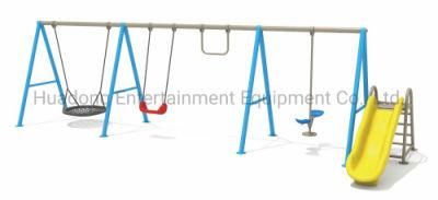 Colorful Outdoor Swing with Slide Multi-Function Equipment Toddler Toys
