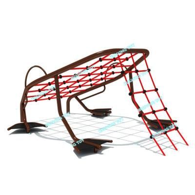 Frog Shape Fitness Climbing Rope Net Playground for Park
