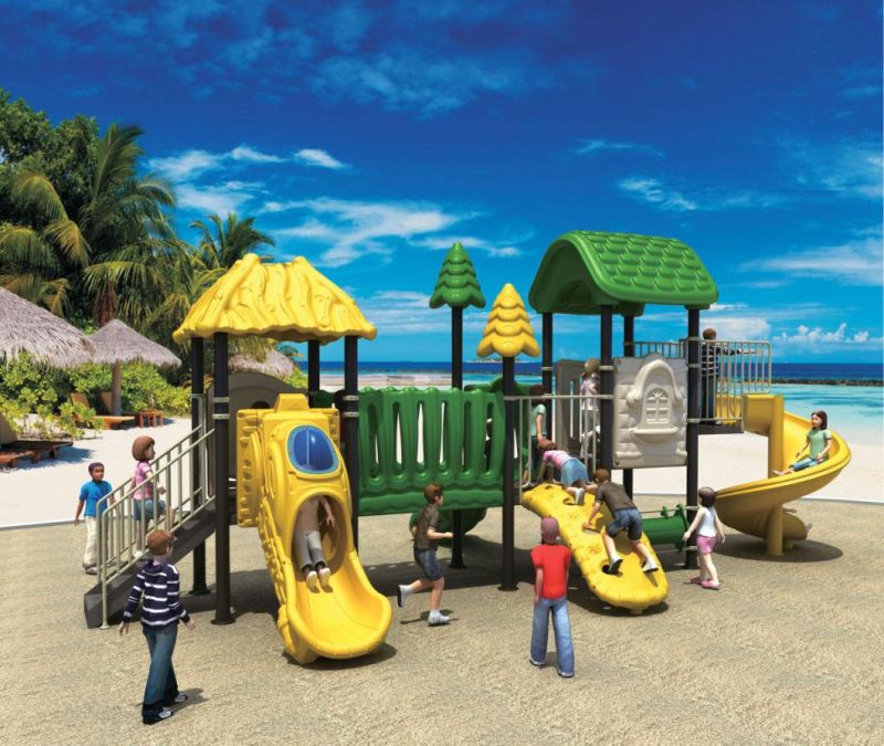 Children Plastic Commercial Slide Outdoor Playgroud (TY-70192)