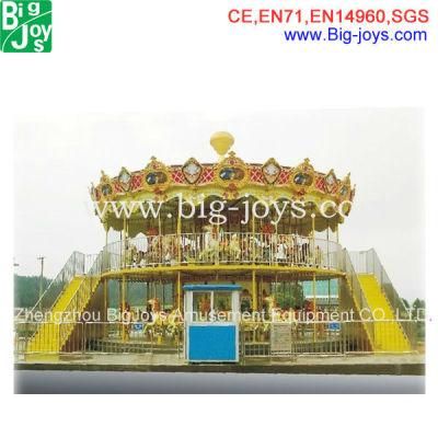 Double Layer Merry Go Round Horse (carousel-009)