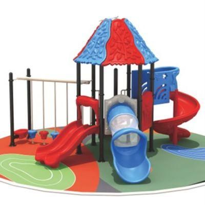 Customized Children&prime;s Outdoor Playground Plastic Slide Amusement Park Equipment 287b