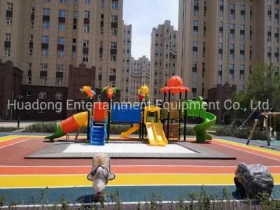 Cool and Refreshhing Outdoor Playground Open New Interactive Playground Commercial Plastic Castle