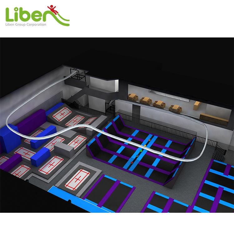 Rollglider Slide for Trampoline Park Use