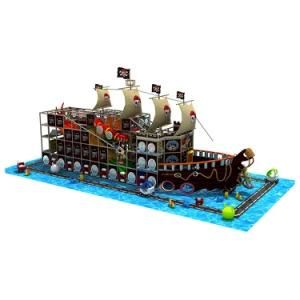 Commercial Grade Kids Outdoor Pirate Ship Playground Equipment, Pirate Ship Indoor Playground for Sale