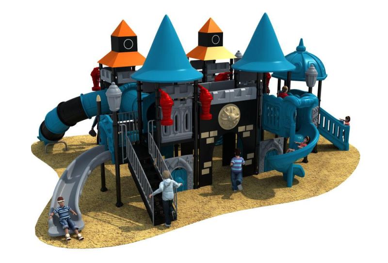 European and Korea Castle Series Kids Slide Outdoor Playground Equipment for Fun