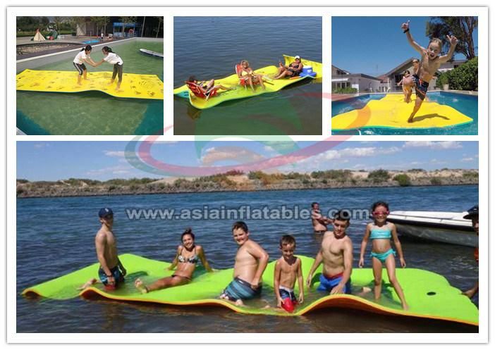 Towable Floating Mat Foam Float Mat Island Beach Water Bridge Float Raft Mat