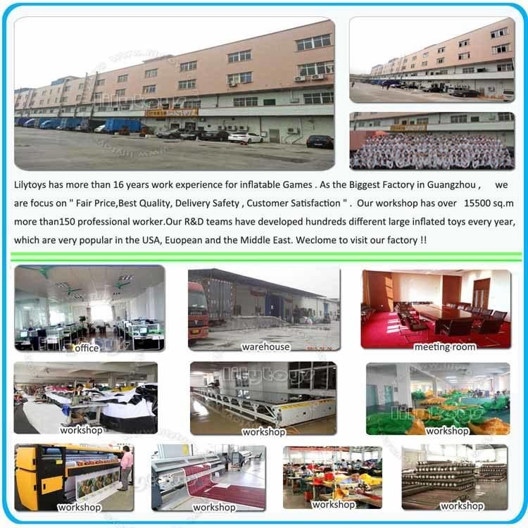 PVC material Lead Free Green Inflatable Soccer Football Field
