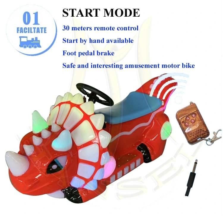 Hansel Indoor and Outdoor Electric Motor Bike for Adults Dinosaur Ride on Toy