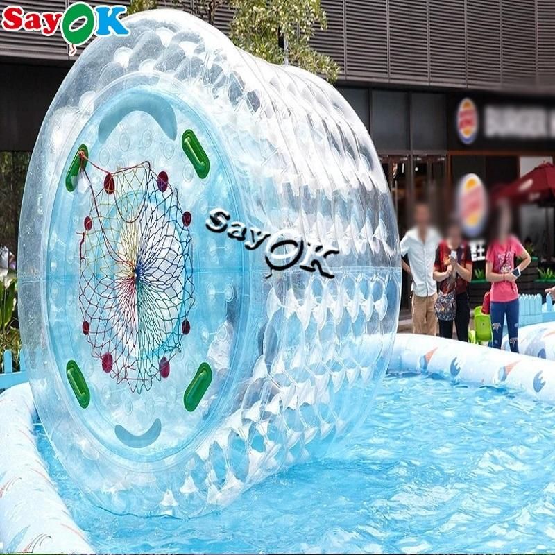 Wholesale 1.9X1.8X1.5m Inflatable Water Game PVC Transparent Water Walking Roller