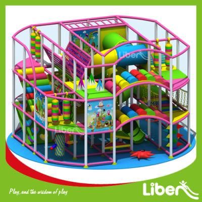 Round Area Indoor Children Soft Playground with Customized Design