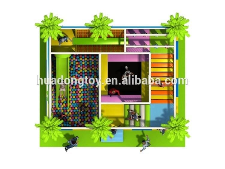 Eco-Friendly Kids Indoor Playground Jungle Gym Soft Play for Sale