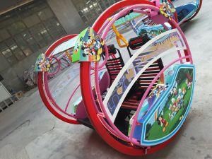 Quality Assurance Happy Car Moonwalk Amusement Park Rides for Children